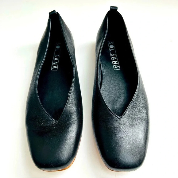 Sol Sana Leather Ballet Flats - Picture 1 of 6